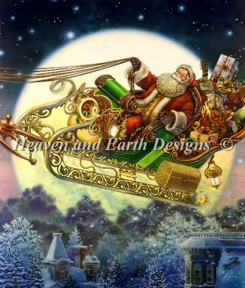 Santa's Sleigh - Click Image to Close